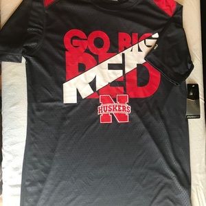 Russell large shirt Go Big Red Huskers Nebraska